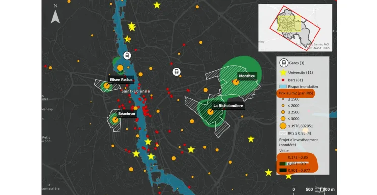 Analyse Spatiale Multicritère — Saint-Étienne